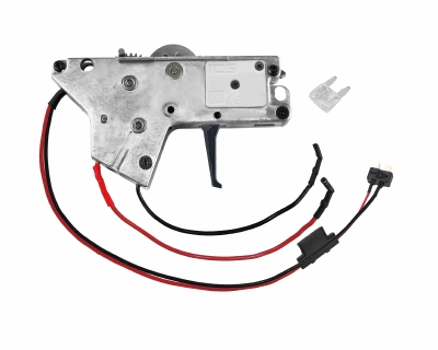 CS4/CXP SSS.III AEG 8mm Bushing Lower Gearbox Combination (Flat Trigger/Rear Wired)