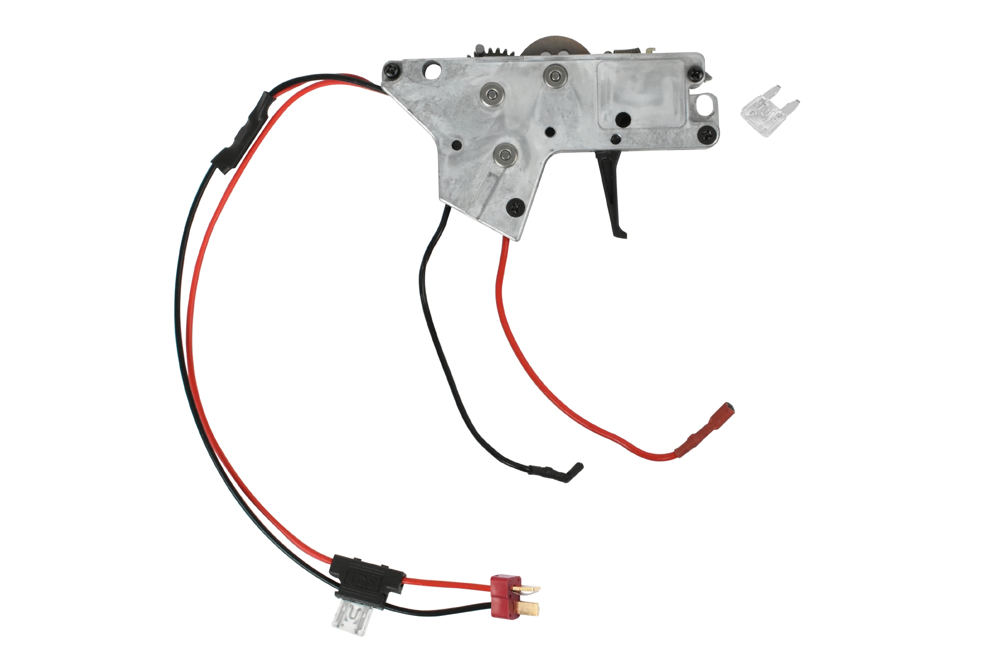 CS4/CXP AEG FET 8mm Bushing Lower Gearbox Combination (Flat Trigger/Rear Wired)