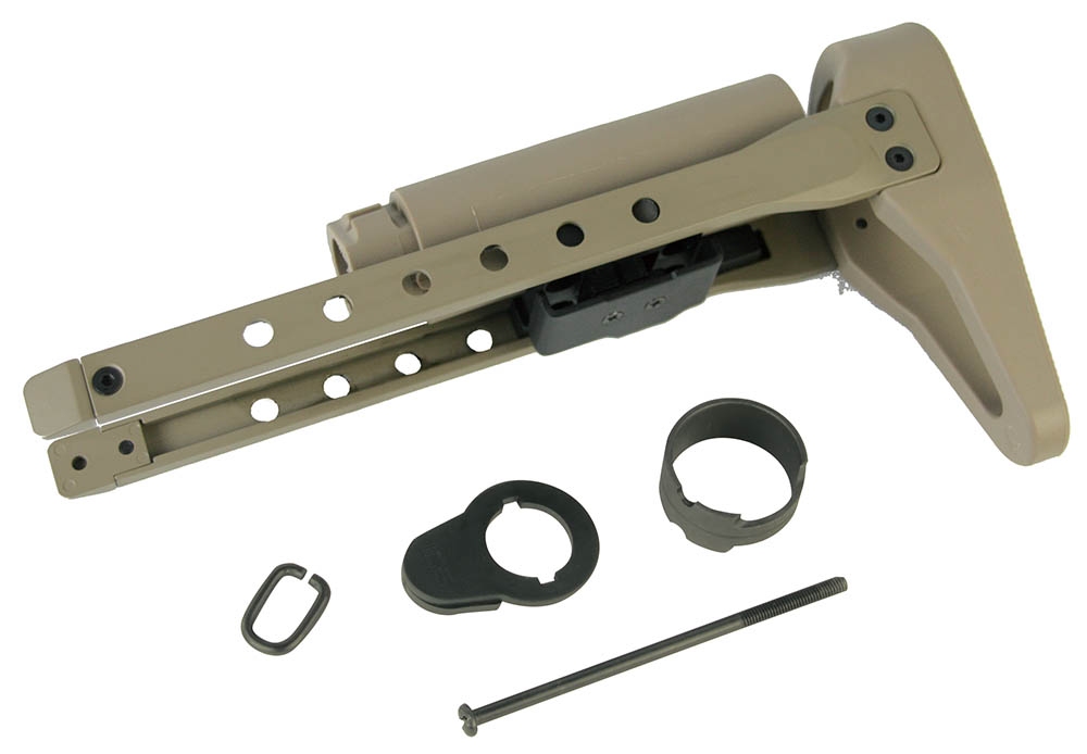 QRS Tactical Retractable Stock-TAN (For EBB)